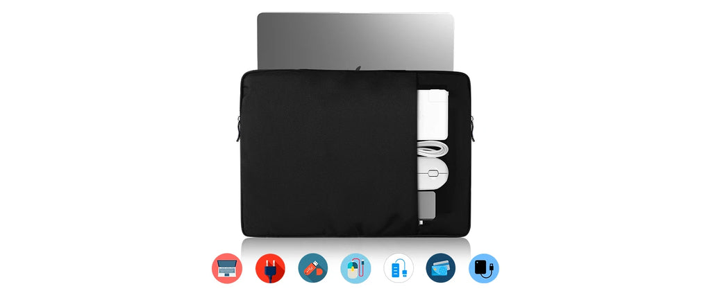 UPERFECT 18.5" 22" Portable Monitor Case Polyester Laptop Sleeve Computer Cover Bag with Pocket Zipper for 15.6"-22" Travel BAG
