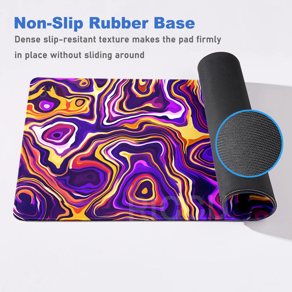 Gaming Mouse Pad Large Size Table Pad colorful Liquid PC accessories Mousepad XXL Computer 90x40cm Mats Rubber Keyboard Desk mat