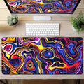 Gaming Mouse Pad Large Size Table Pad colorful Liquid PC accessories Mousepad XXL Computer 90x40cm Mats Rubber Keyboard Desk mat