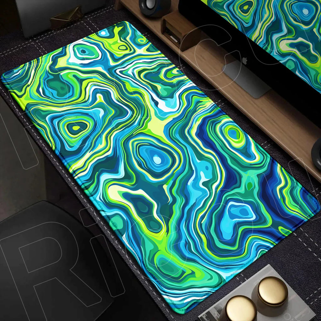 Gaming Mouse Pad Large Size Table Pad colorful Liquid PC accessories Mousepad XXL Computer 90x40cm Mats Rubber Keyboard Desk mat