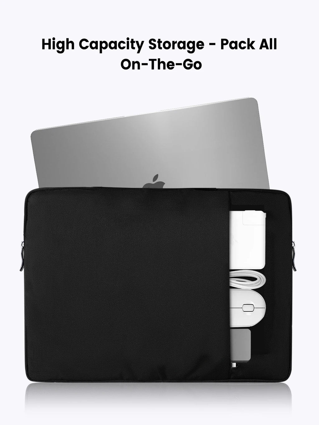 UPERFECT 18.5" 22" Portable Monitor Case Polyester Laptop Sleeve Computer Cover Bag with Pocket Zipper for 15.6"-22" Travel BAG