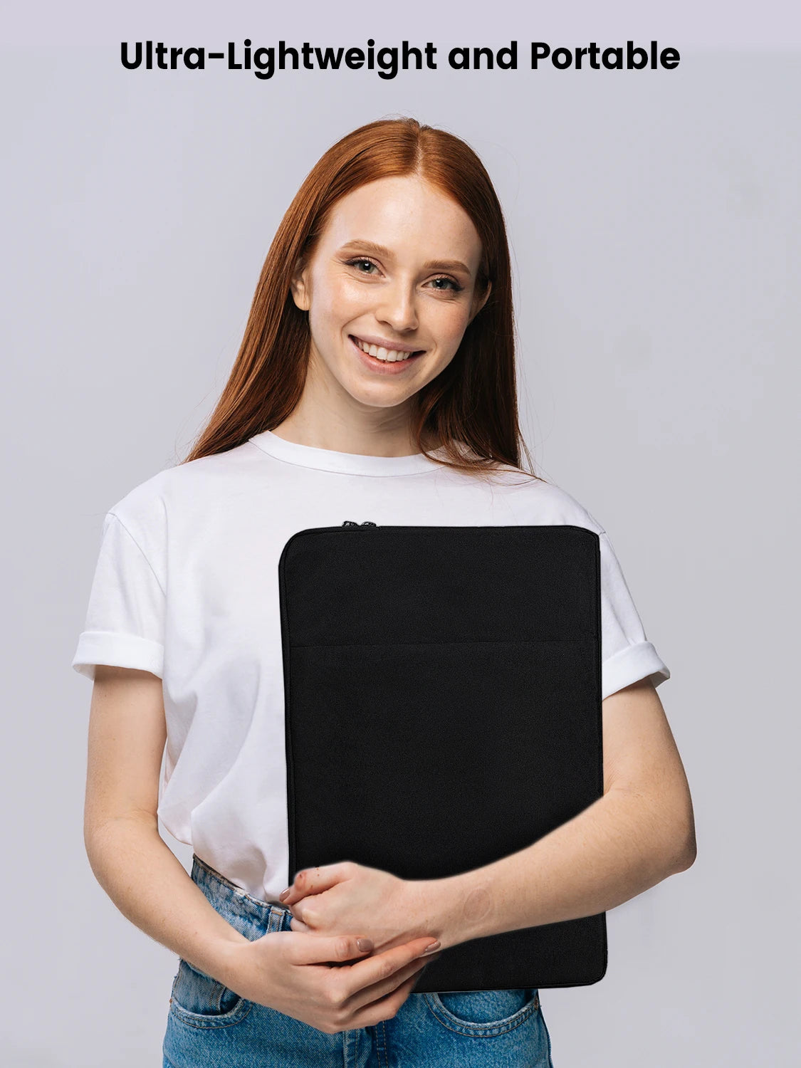 UPERFECT 18.5" 22" Portable Monitor Case Polyester Laptop Sleeve Computer Cover Bag with Pocket Zipper for 15.6"-22" Travel BAG