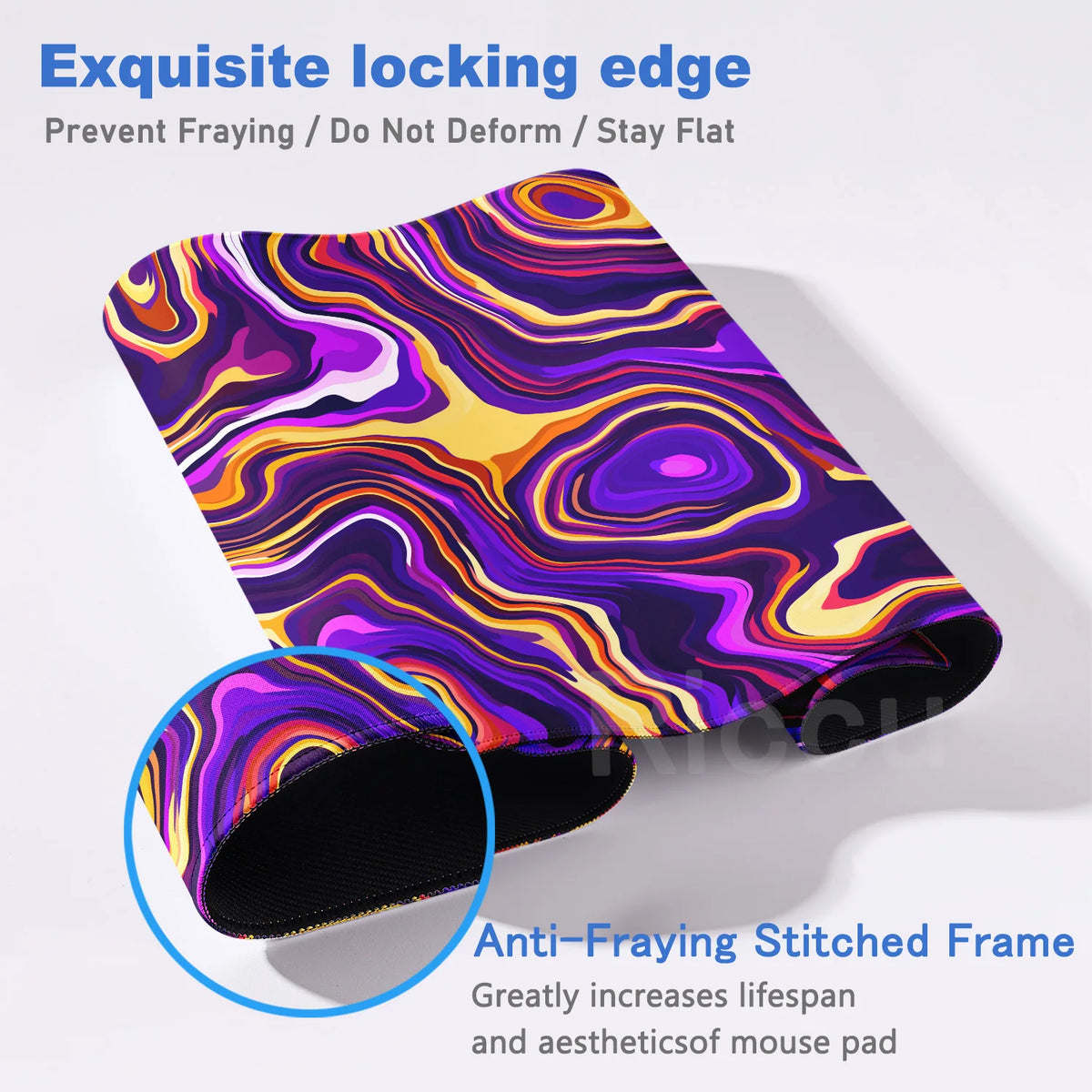 Gaming Mouse Pad Large Size Table Pad colorful Liquid PC accessories Mousepad XXL Computer 90x40cm Mats Rubber Keyboard Desk mat