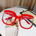 New Fashion Half Frame Round Reading Glasses Women Luxury Brand Designer Rainbow Eyeglasses Popular Colorful Blue Light Glasses